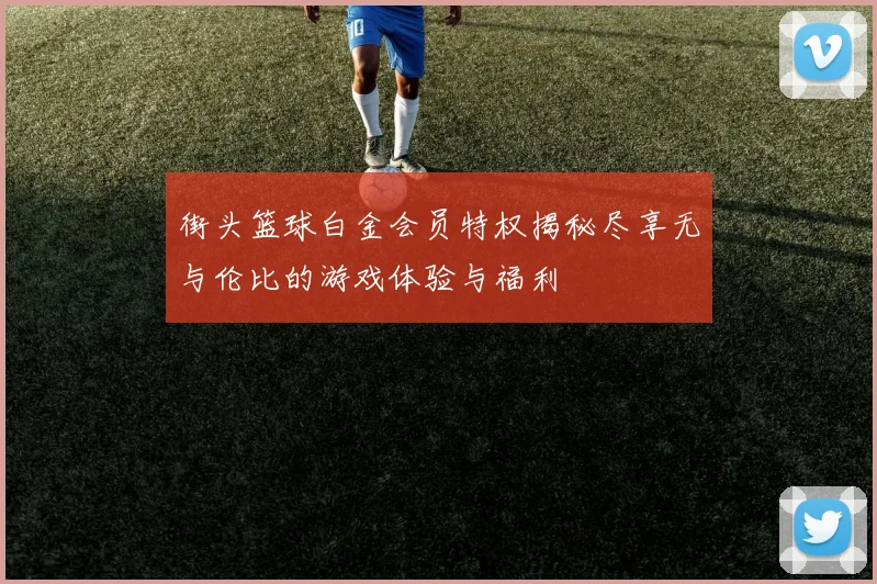 街头篮球白金会员特权揭秘尽享无与伦比的游戏体验与福利